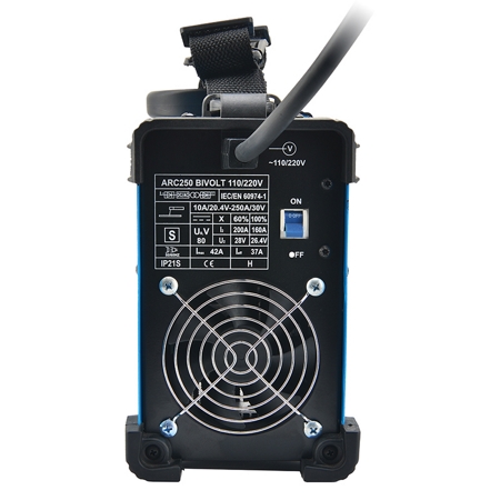 Tipo de soldadora MMA: B Bi-voltaje 160 ~110/220V